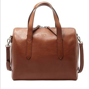 Fossil Sydney Satchel in Brown